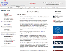 Tablet Screenshot of diversitylink.com